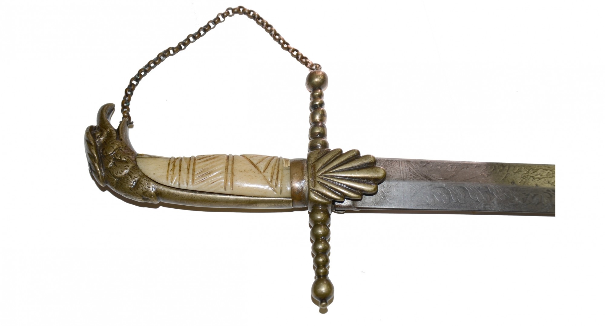 EAGLE HEAD MILITIA SWORD ID’D TO A LIEUTENANT IN THE 39TH ALABAMA ...