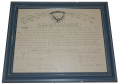 FRAMED COMMISSION - CORPORAL JACKSON STOCKWELL, CO "I", 1ST ARTILLERY / 11TH VERMONT VOLUNTEERS [1ST VT. HEAVY ARTILLERY]