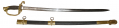 NEAR EXCELLENT AMES 1852 US NAVY OFFICER’S SWORD AND SCABBARD