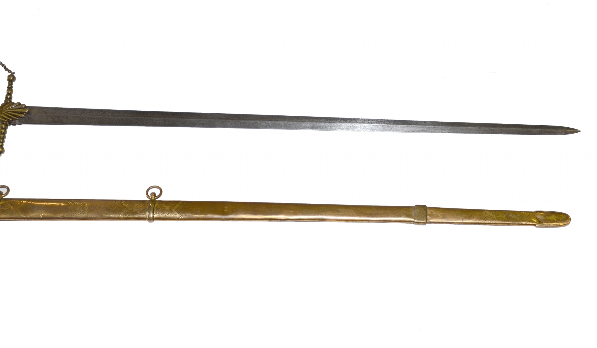 EAGLE HEAD MILITIA SWORD ID’D TO A LIEUTENANT IN THE 39TH ALABAMA ...