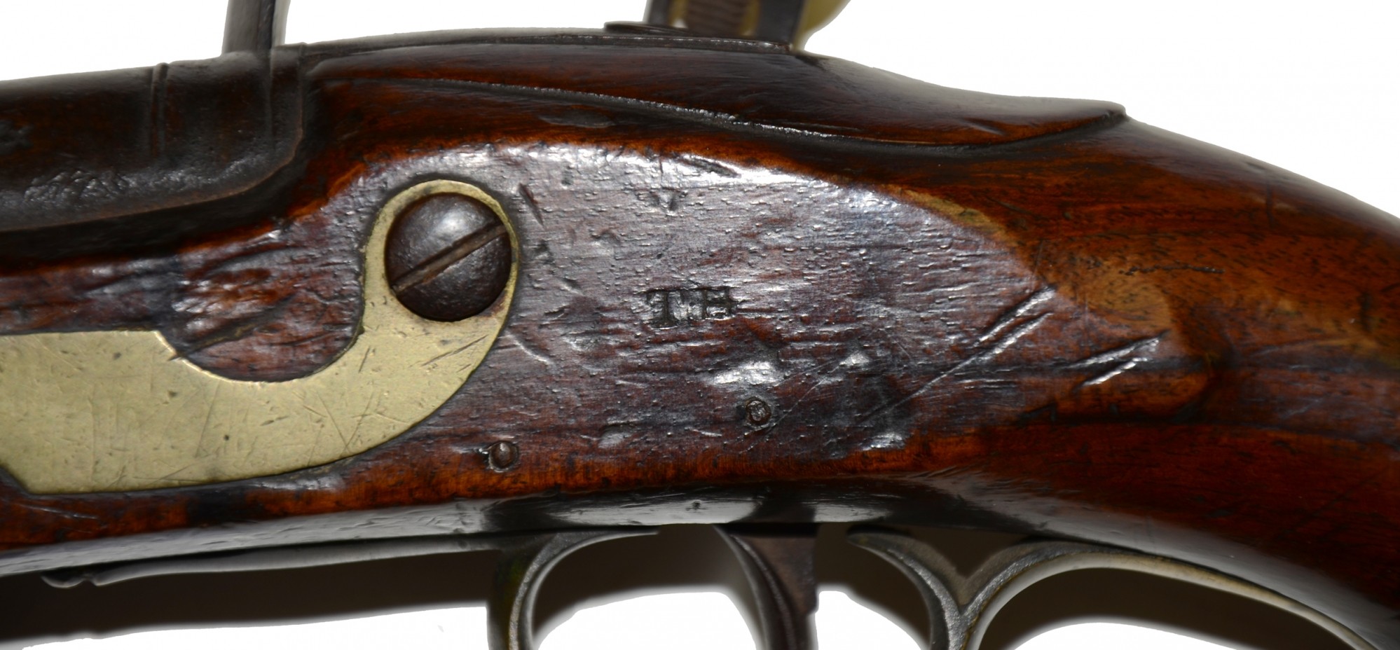 EARLY 18TH CENTURY ENGLISH FLINTLOCK PISTOL IDENTIFIED TO THE 7TH LIGHT ...