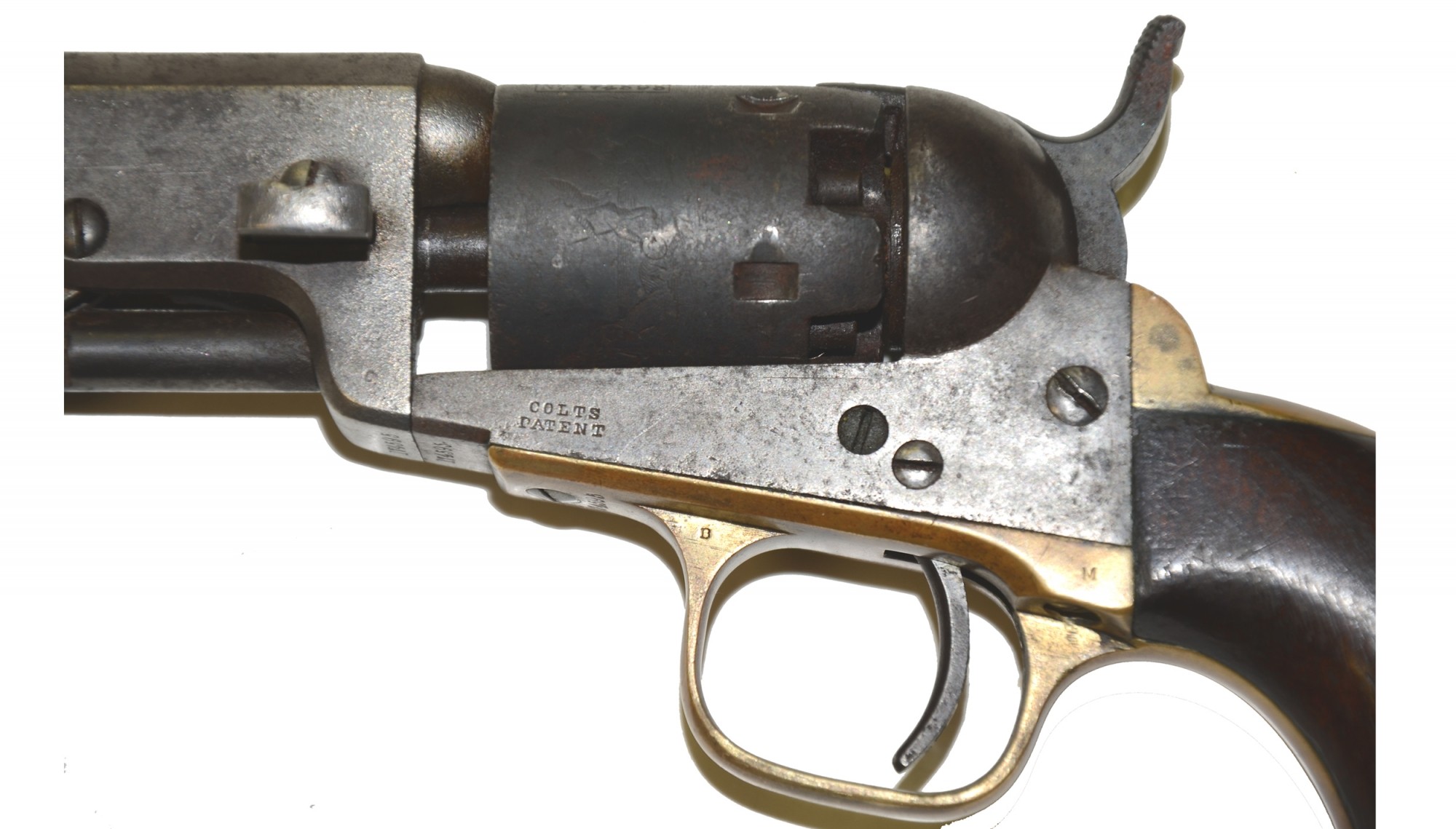 M1849 POCKET COLT REVOLVER ID’D TO PVT. ALONZO B. NELSON, 40TH NEW YORK ...