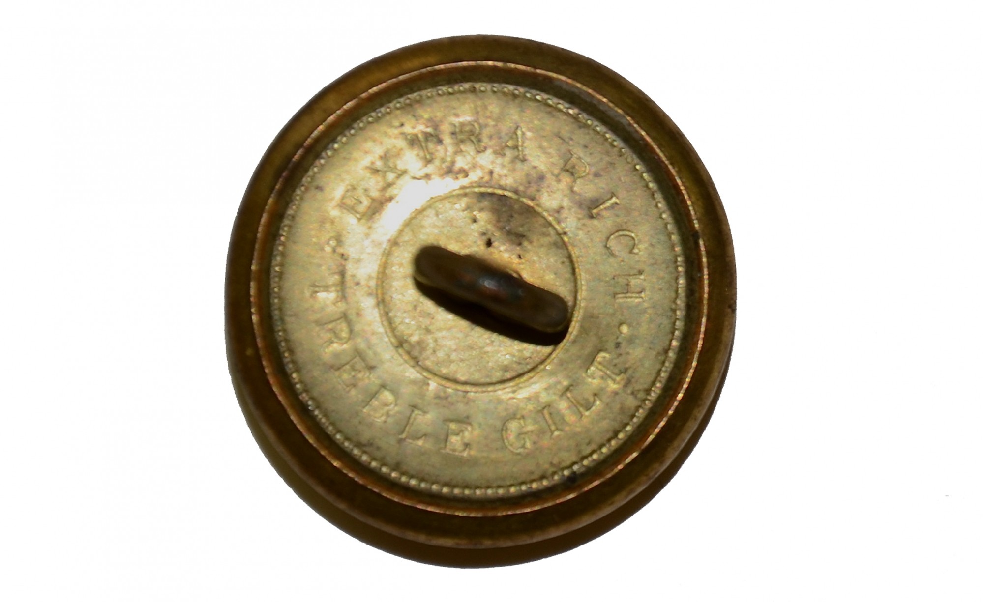 CONFEDERATE STAFF OFFICER’S BUTTON — Horse Soldier