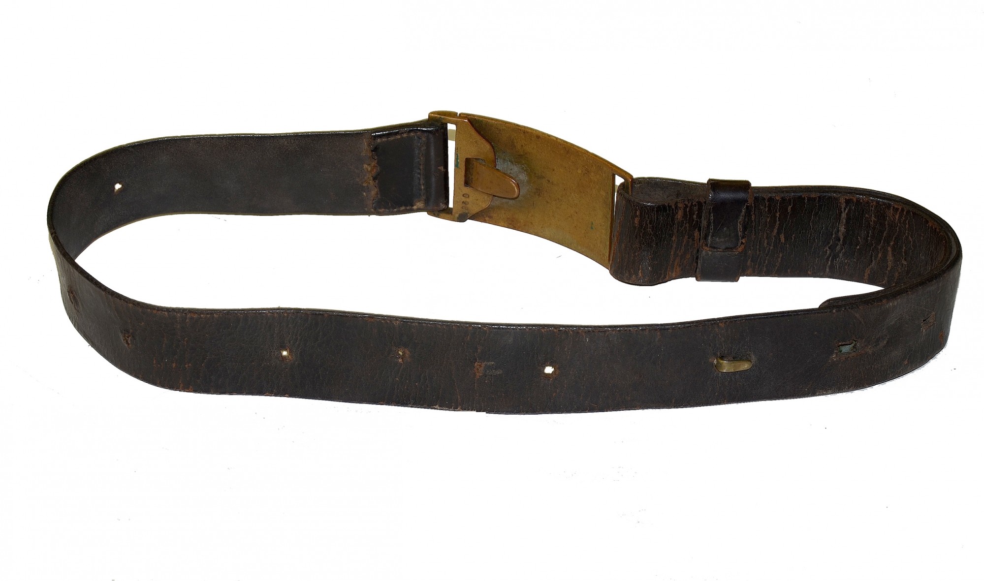 CIVIL WAR NCO BELT WITH BUCKLE AND KEEPER — Horse Soldier