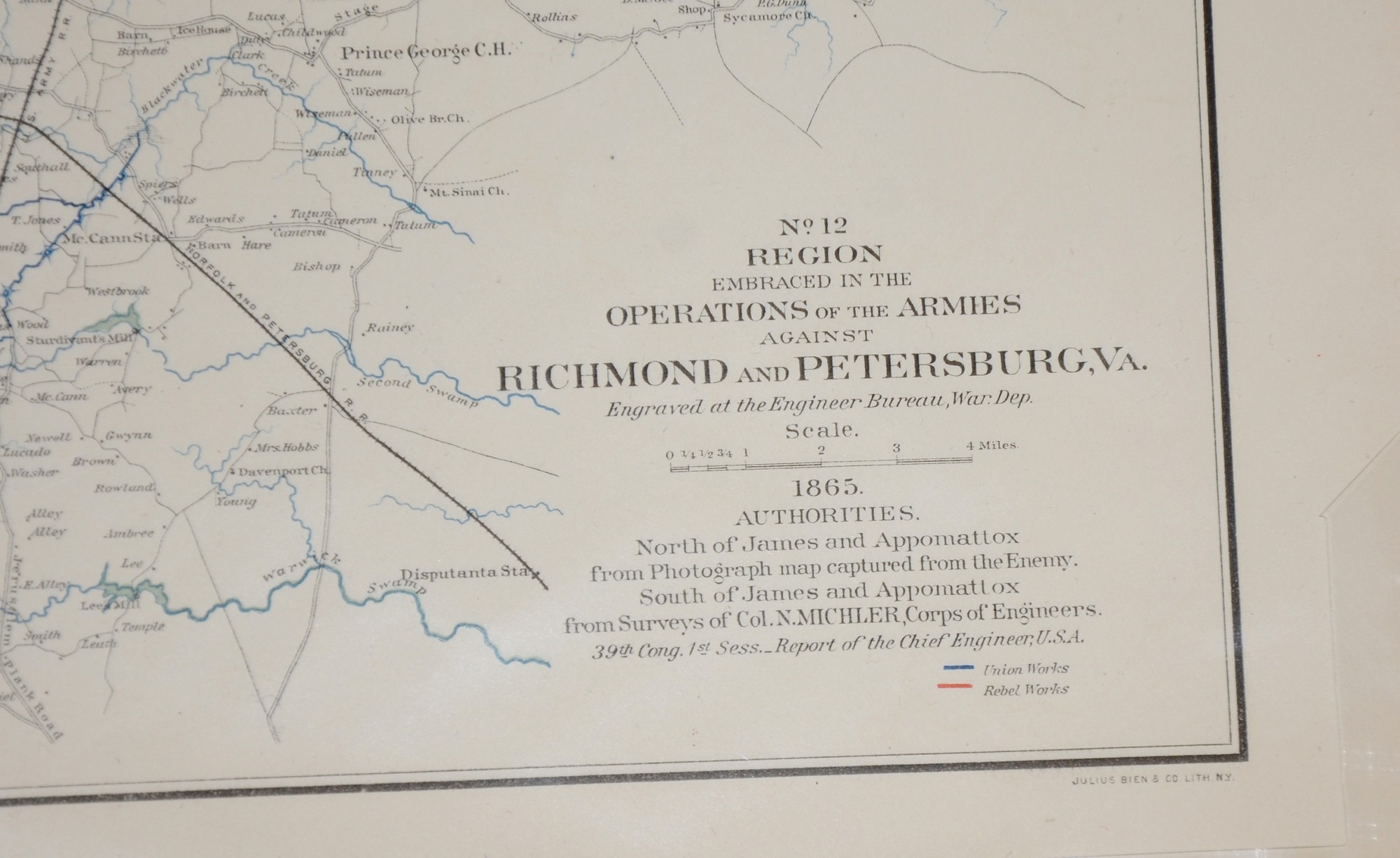 MAPS OF GRANT’S CENTRAL VIRGINIA CAMPAIGN AND OPERATIONS OF THE ARMIES ...