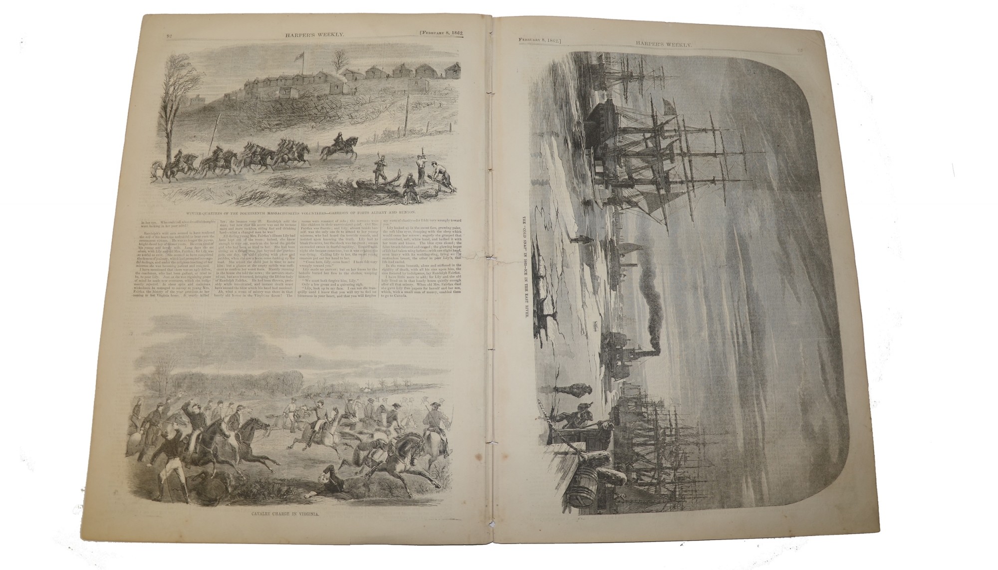 HARPER’S WEEKLY, FEBRUARY 8, 1862 – BATTLE OF MILL SPRING — Horse Soldier