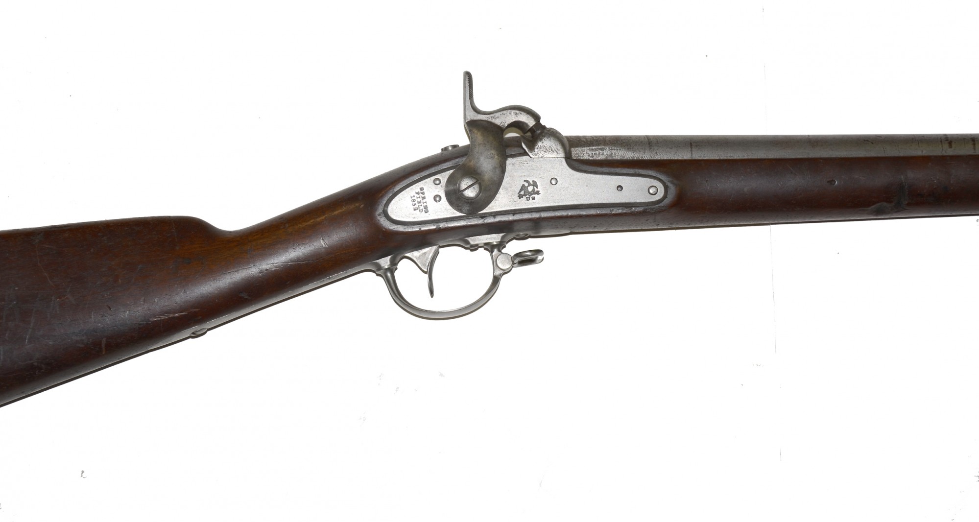 SPRINGFIELD M1842 U.S. PERCUSSION SMOOTHBORE MUSKET DATED 1852 — Horse ...