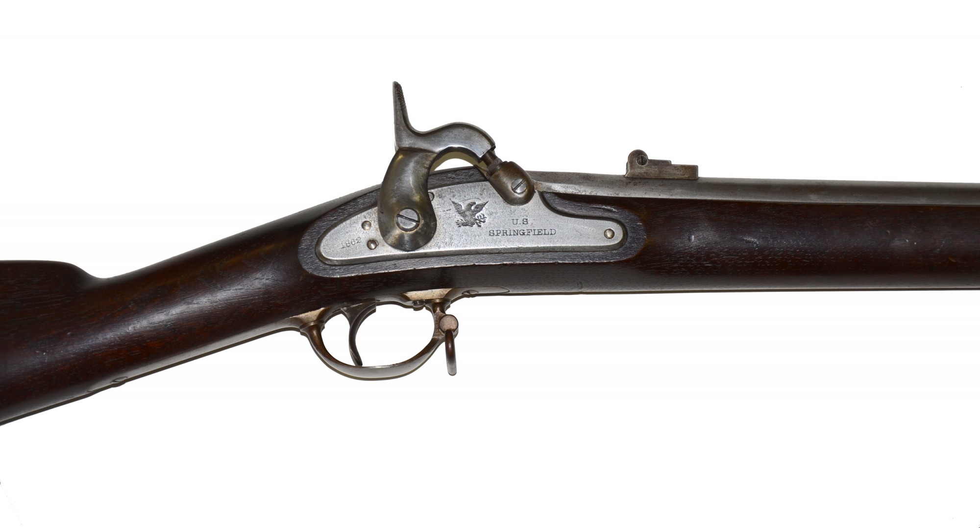 FINE ORIGINAL CONDITION M1861 U.S. SPRINGFIELD MUSKET DATED 1862 ...