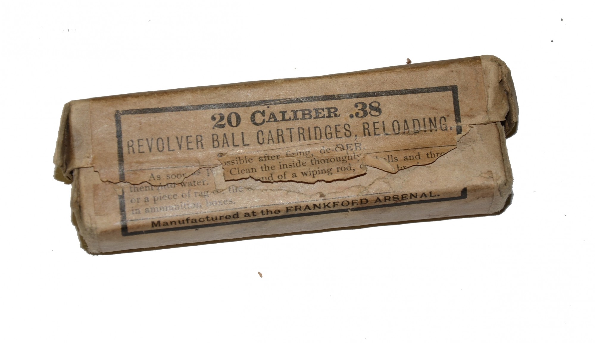 PACK OF .38 CALIBER REVOLVER CARTRIDGES — Horse Soldier