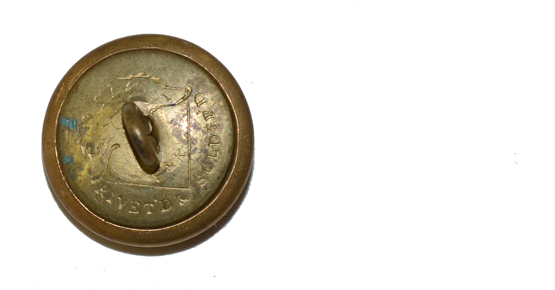 CONFEDERATE STAFF OFFICER’S BUTTON (CS5) — Horse Soldier