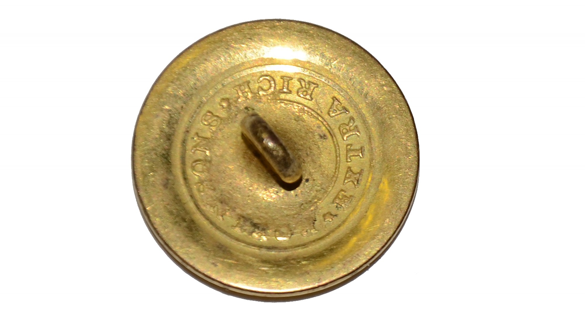 NATIONAL LANCERS (MASSACHUSETTS) COAT BUTTON — Horse Soldier