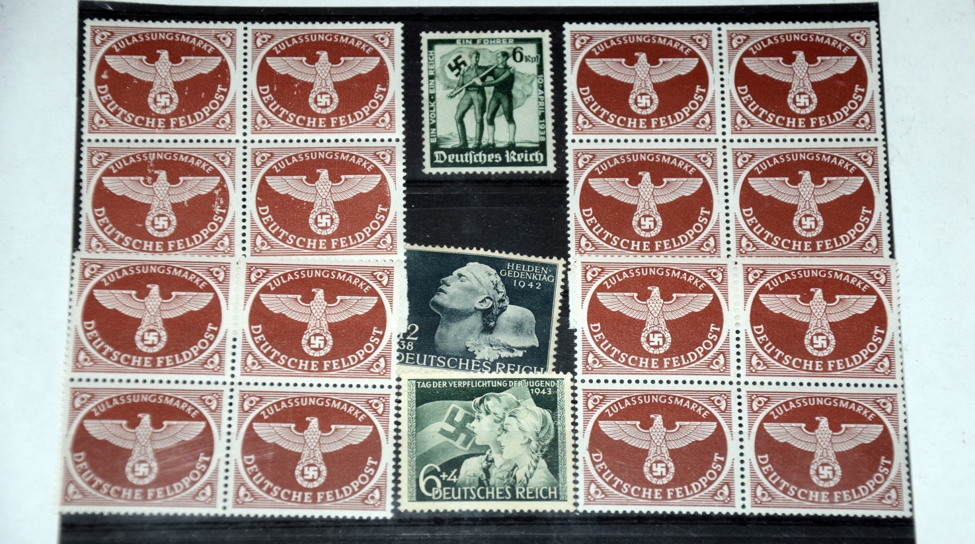 german shell stamps