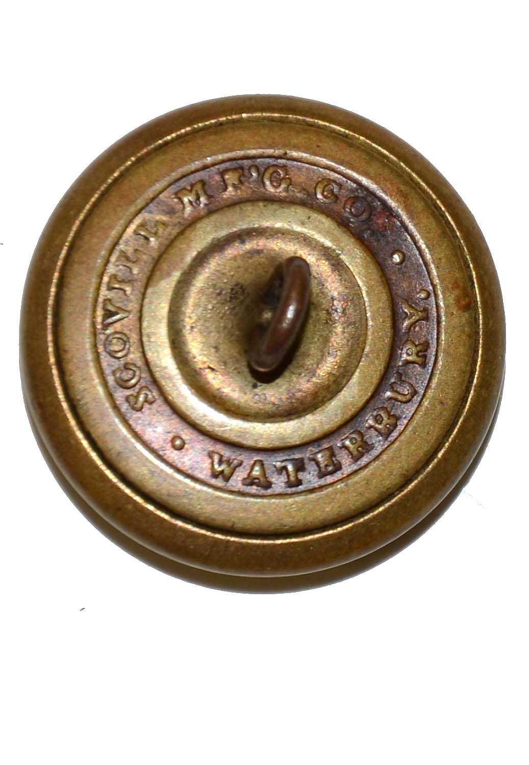 EXCELLENT CIVIL WAR VERMONT STATE SEAL BUTTON — Horse Soldier