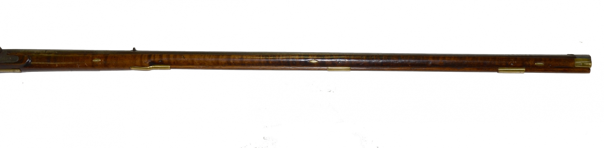 FULL STOCK LONG RIFLE PRODUCED BY GIBBS OF LANCASTER, PENNSYLVANIA ...