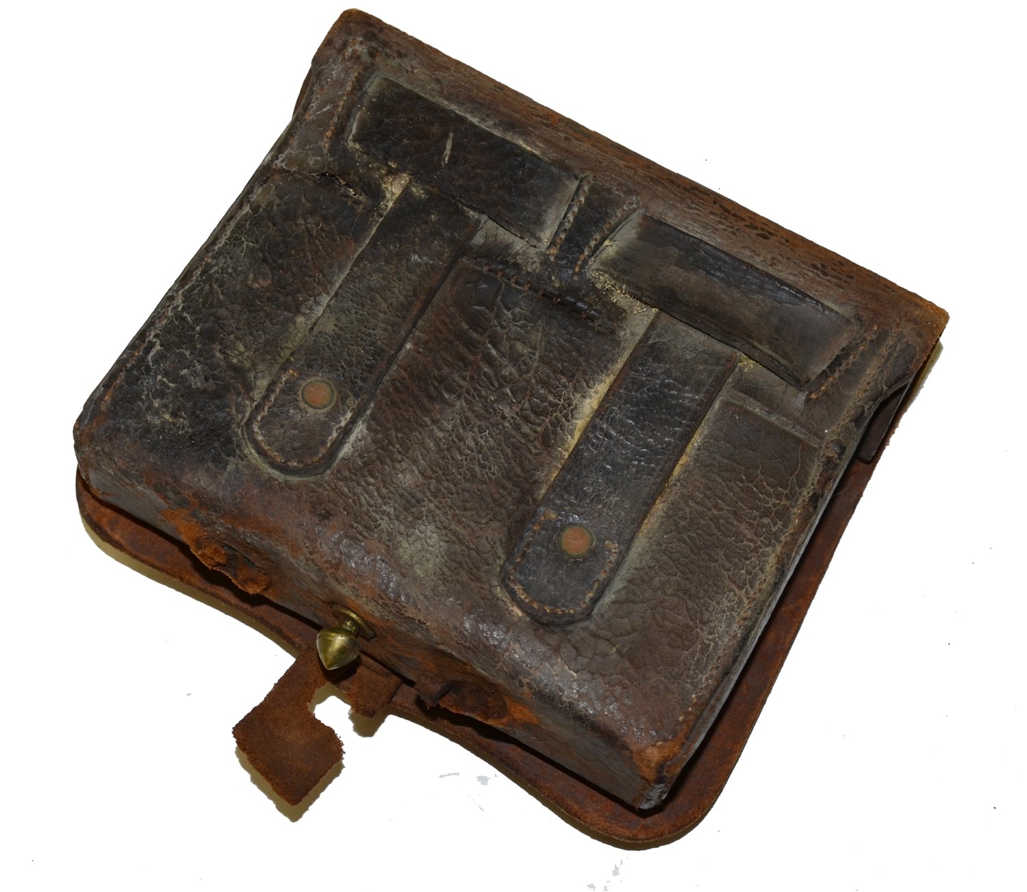 US PATTERN 1861 CARTRIDGE BOX WITH PLATE — Horse Soldier