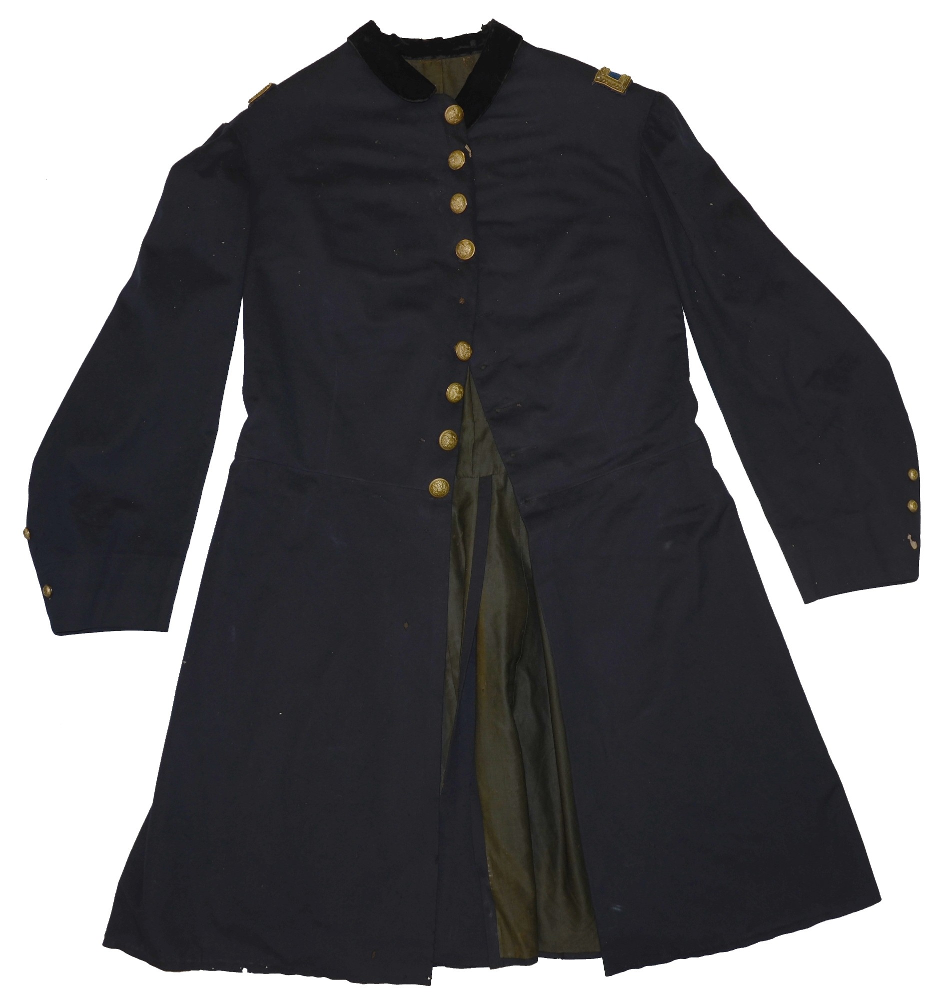 2ND LIEUTENANT’S FROCK COAT WITH STAFF OFFICER’S BUTTONS — Horse Soldier