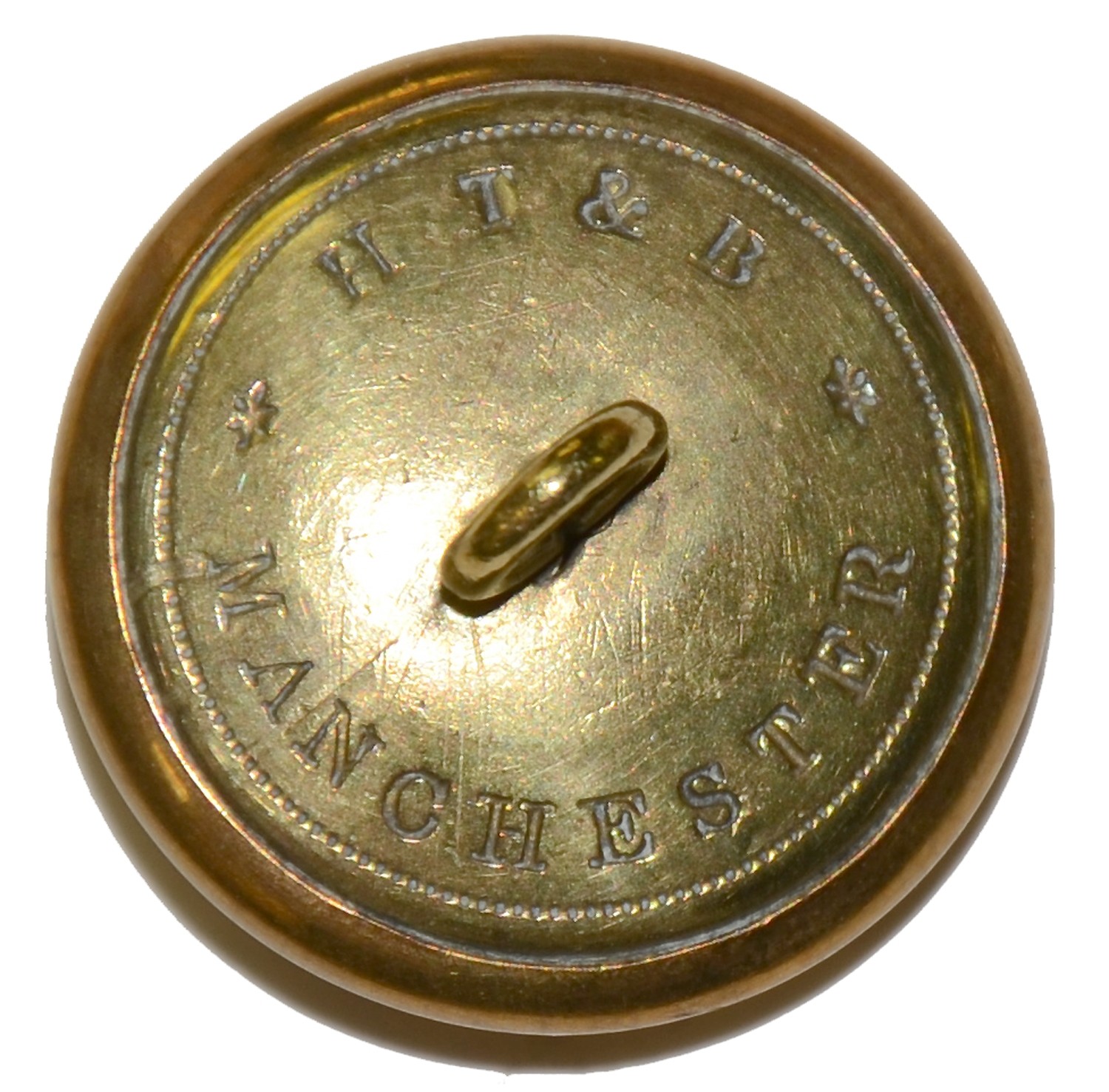 CONFEDERATE OFFICER’S COAT BUTTON — Horse Soldier