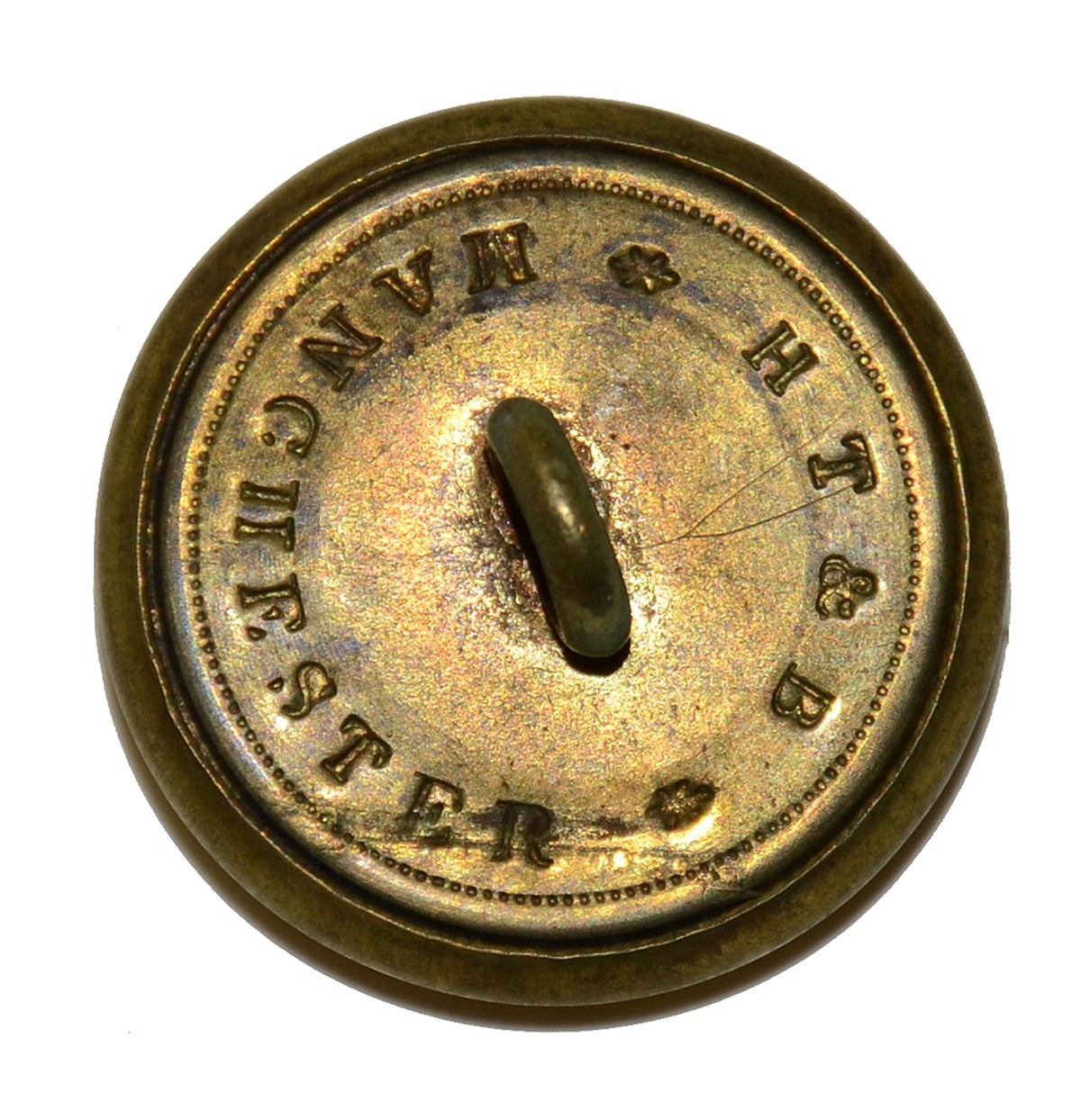 CONFEDERATE RIFLEMAN’S BUTTON — Horse Soldier