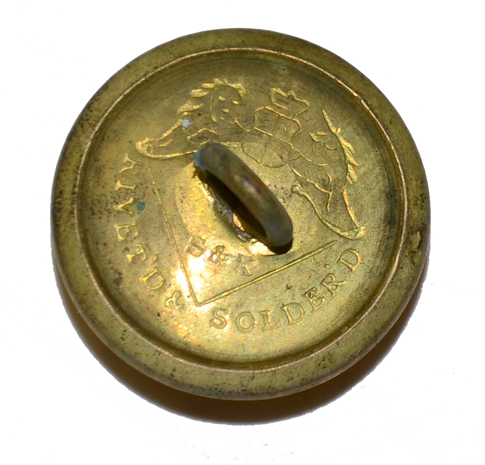 CONFEDERATE OFFICER’S BUTTON — Horse Soldier