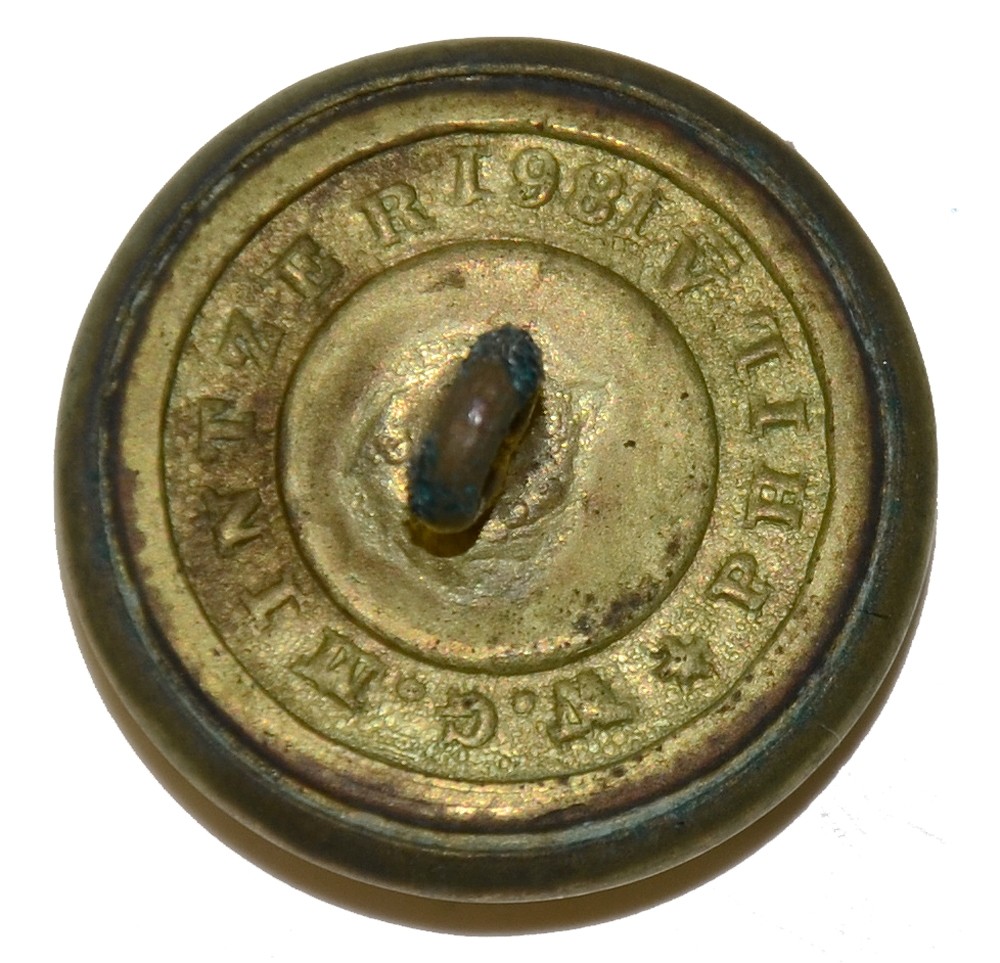 GEORGIA STATE SEAL COAT BUTTON — Horse Soldier