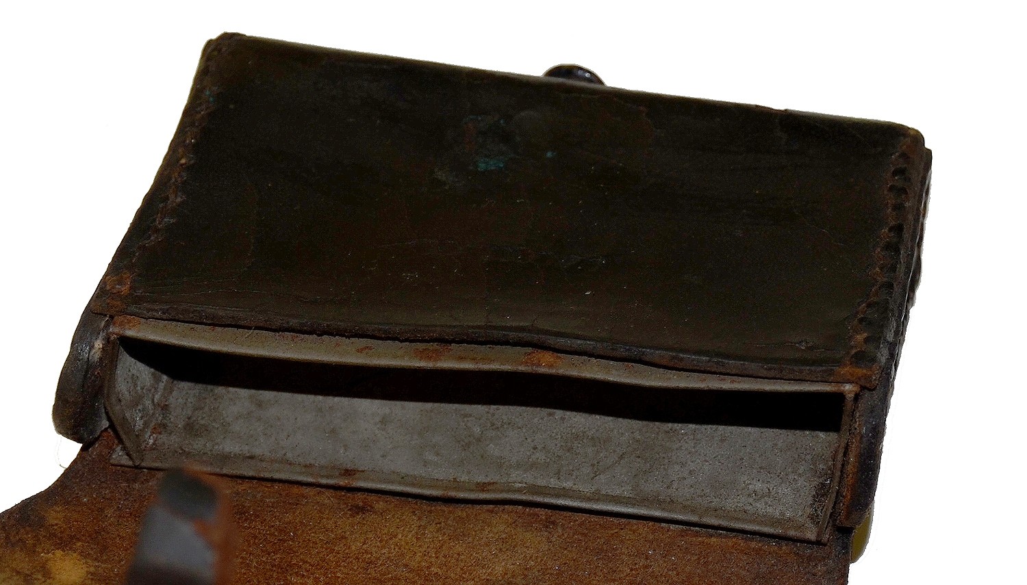 CONFEDERATE MACON ARSENAL PISTOL CARTRIDGE BOX — Horse Soldier