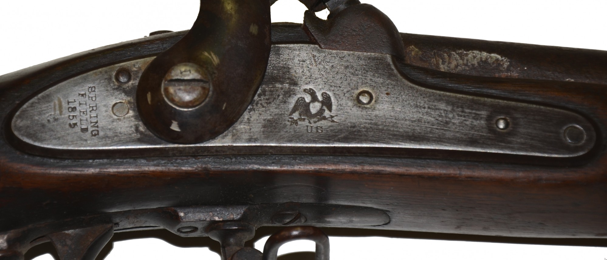 SPRINGFIELD M1842 U.S. PERCUSSION MUSKET DATED 1855 — Horse Soldier