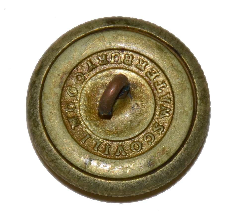 US MILITARY ACADEMY BUTTON — Horse Soldier