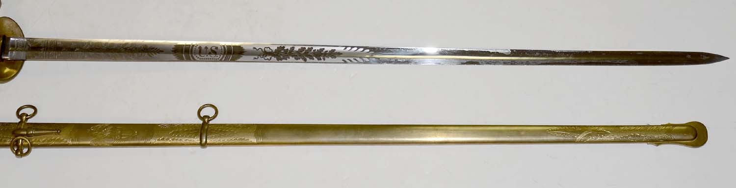 US MODEL 1840 GENERAL OFFICER’S SWORD IN VERY FINE CONDITION — Horse ...