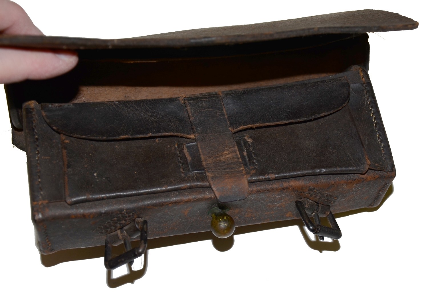 Civil War Cavalry Carbine Cartridge Box — Horse Soldier