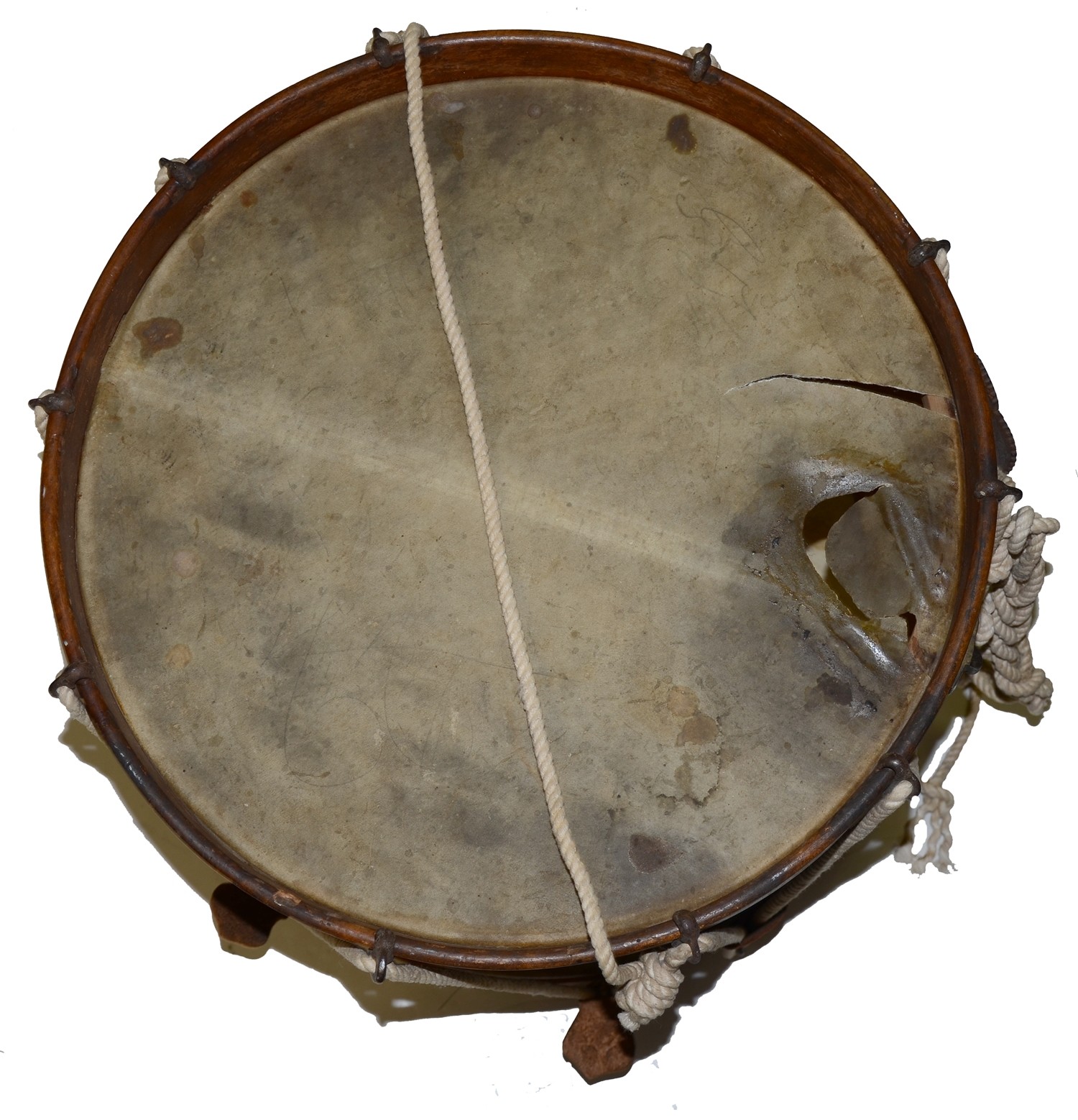 MAKER MARKED 1880’S/1890’S DRUM — Horse Soldier