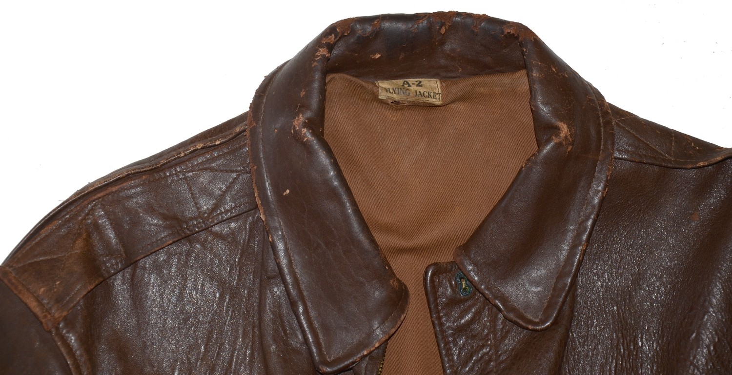 NICE CONDITION WORLD WAR TWO LEATHER A-2 JACKET — Horse Soldier