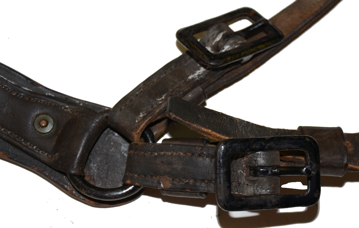 1859 McCLELLAN CAVALRY SADDLE CRUPPER, MAKER AND INSPECTOR MARKED ...