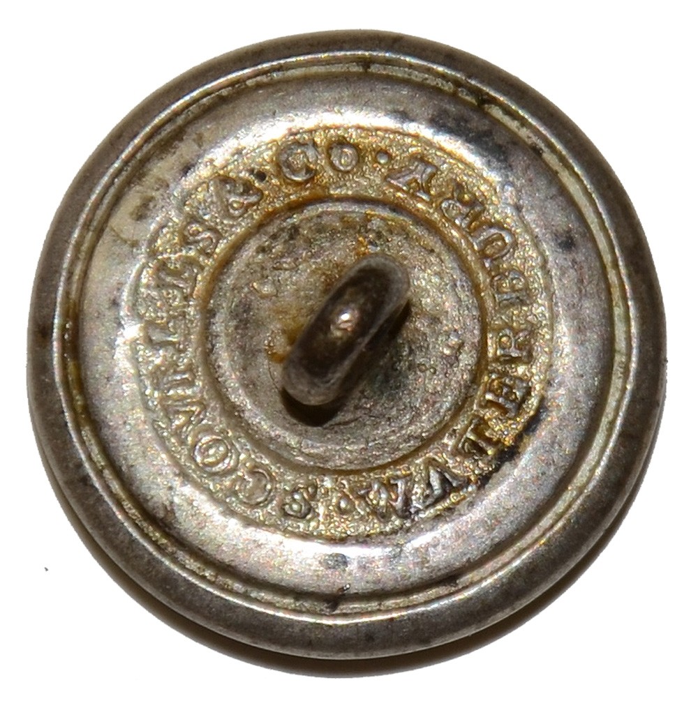 NEW YORK ENGINEER COAT BUTTON, 7TH REGIMENT — Horse Soldier