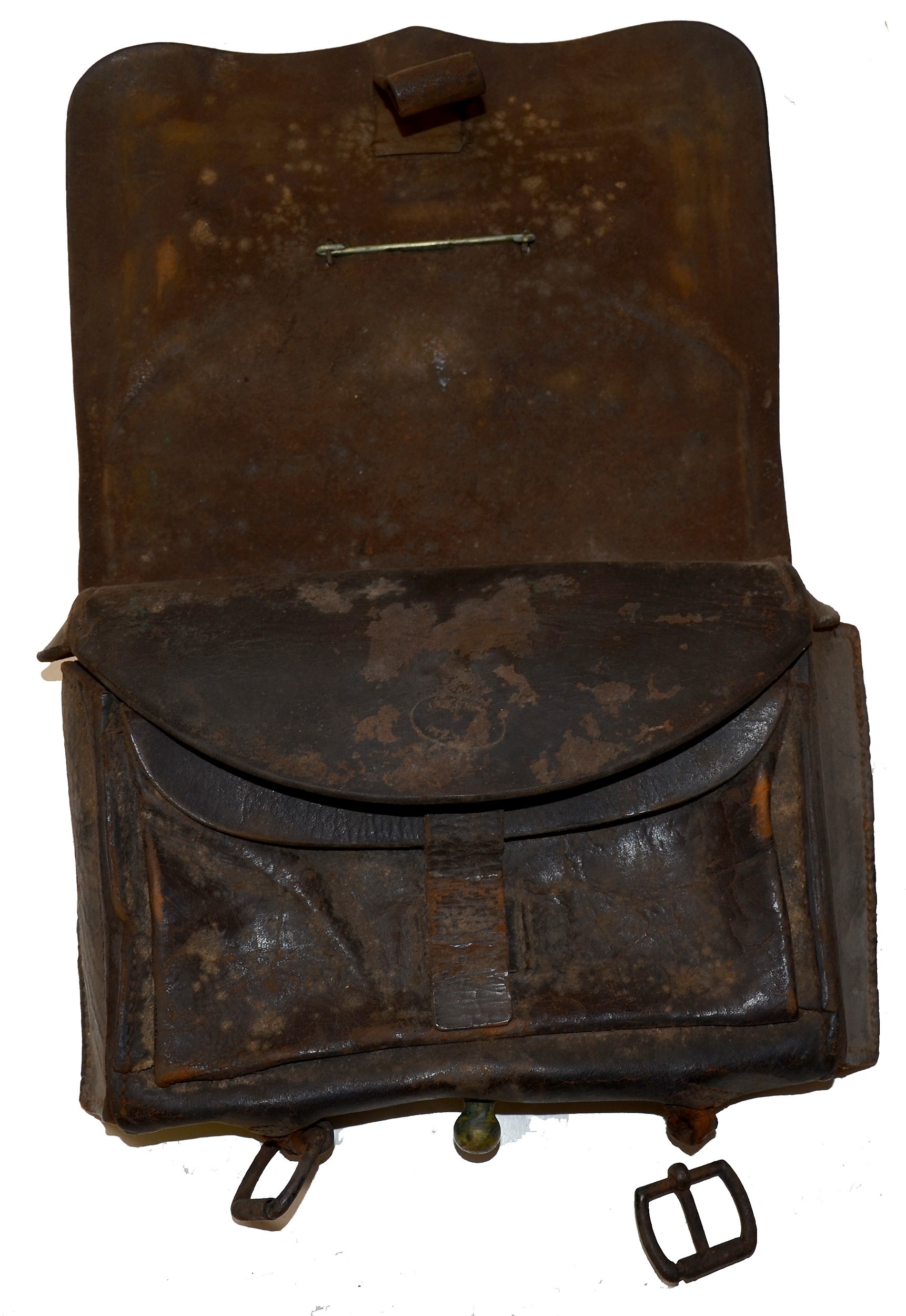 PATTERN 1861 .69 CALIBER CARTRIDGE BOX FOUND ON EAST CAVALRY FIELD AT ...