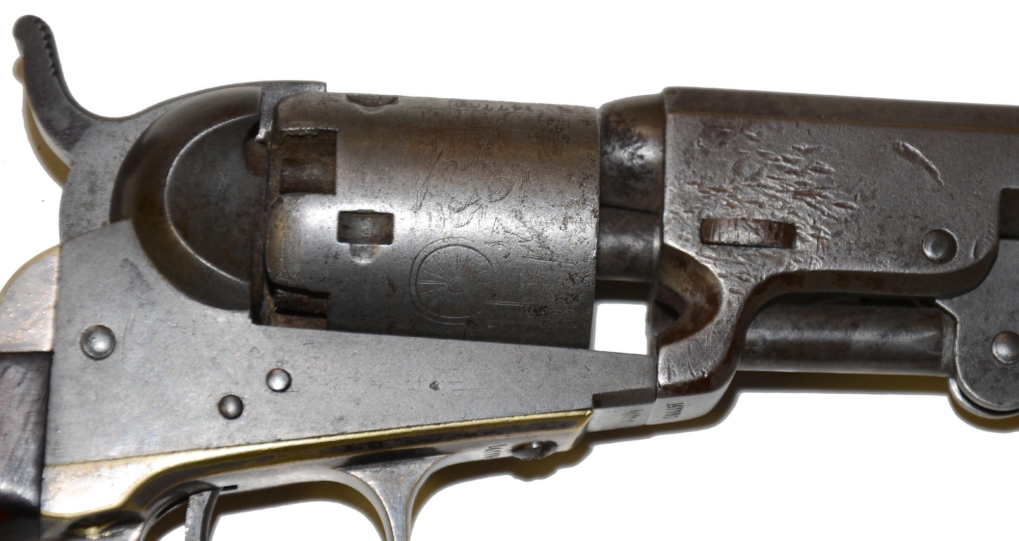 MODEL 1849 POCKET COLT REVOLVER ID’D TO ASST. SURGEON JAMES C. BASSETT ...