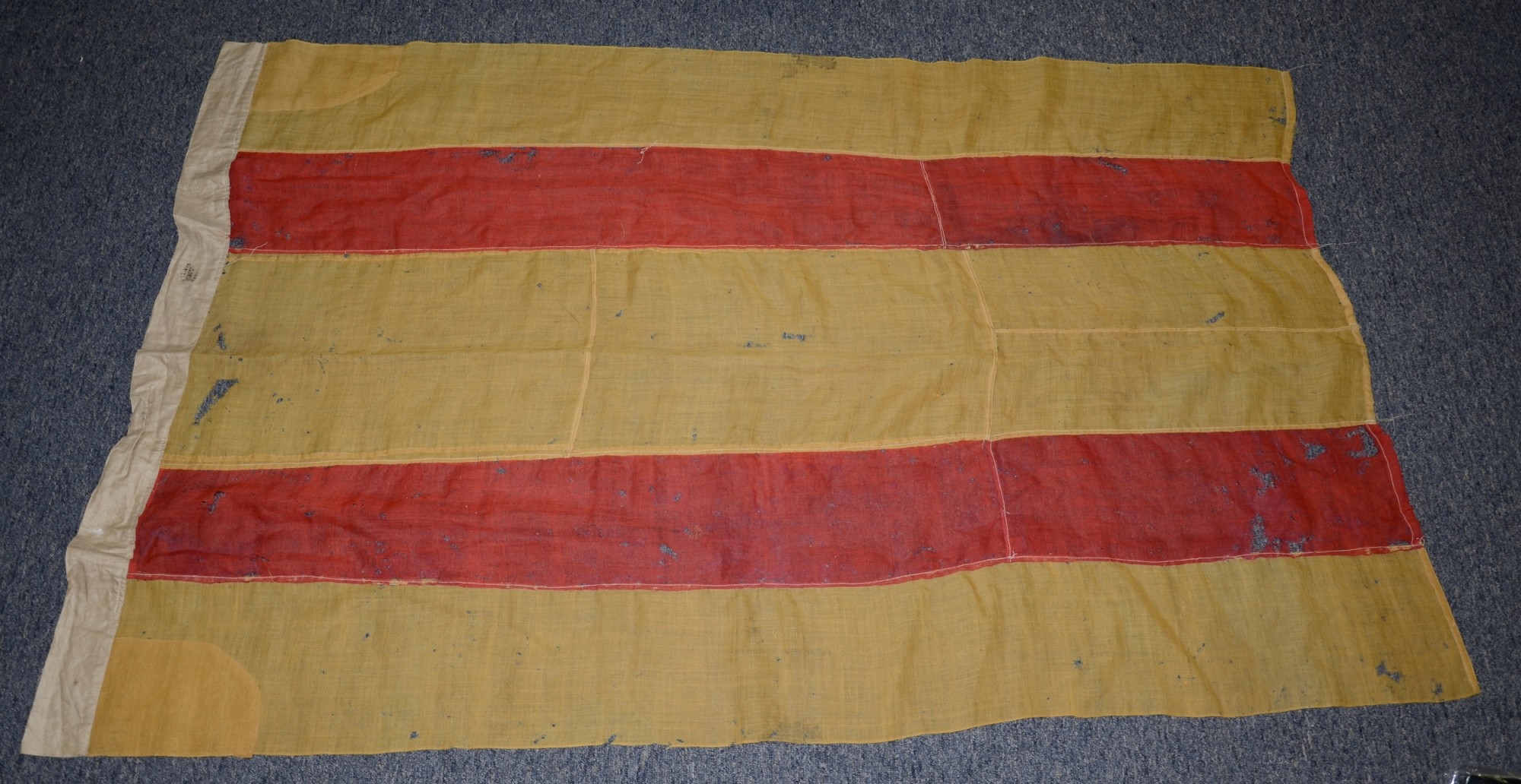 USN CIVIL WAR-ERA FLAG - SPANISH NATIONAL COLORS ISSUED TO UNION NAVAL ...