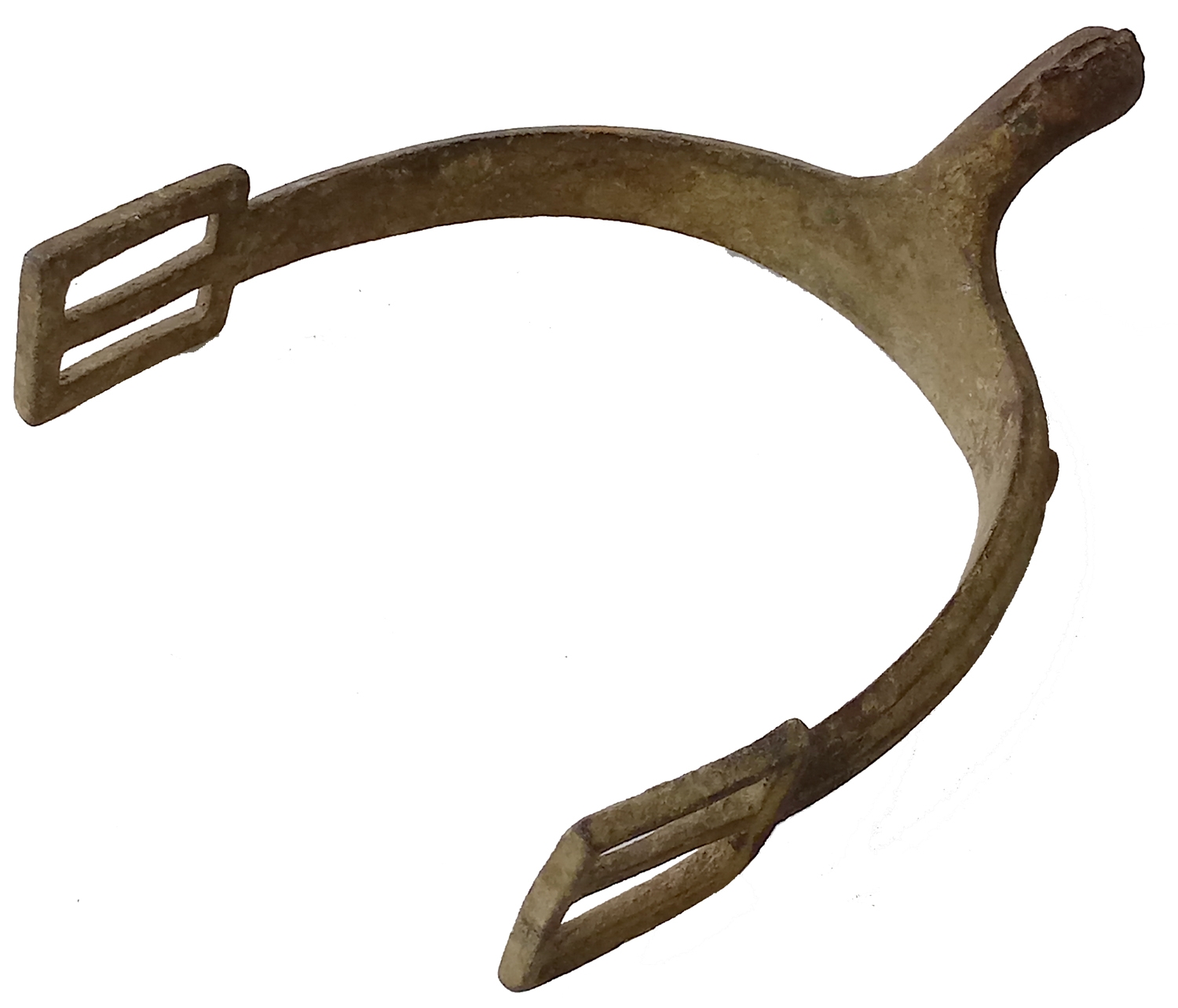 RELIC CAVALRY OFFICER’S BRASS SPUR — Horse Soldier