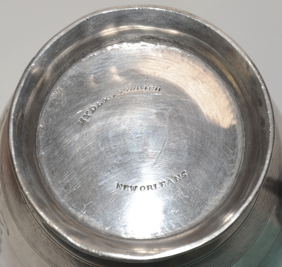 HYDE & GOODRICH COIN SILVER CUP - “STELLA” — Horse Soldier