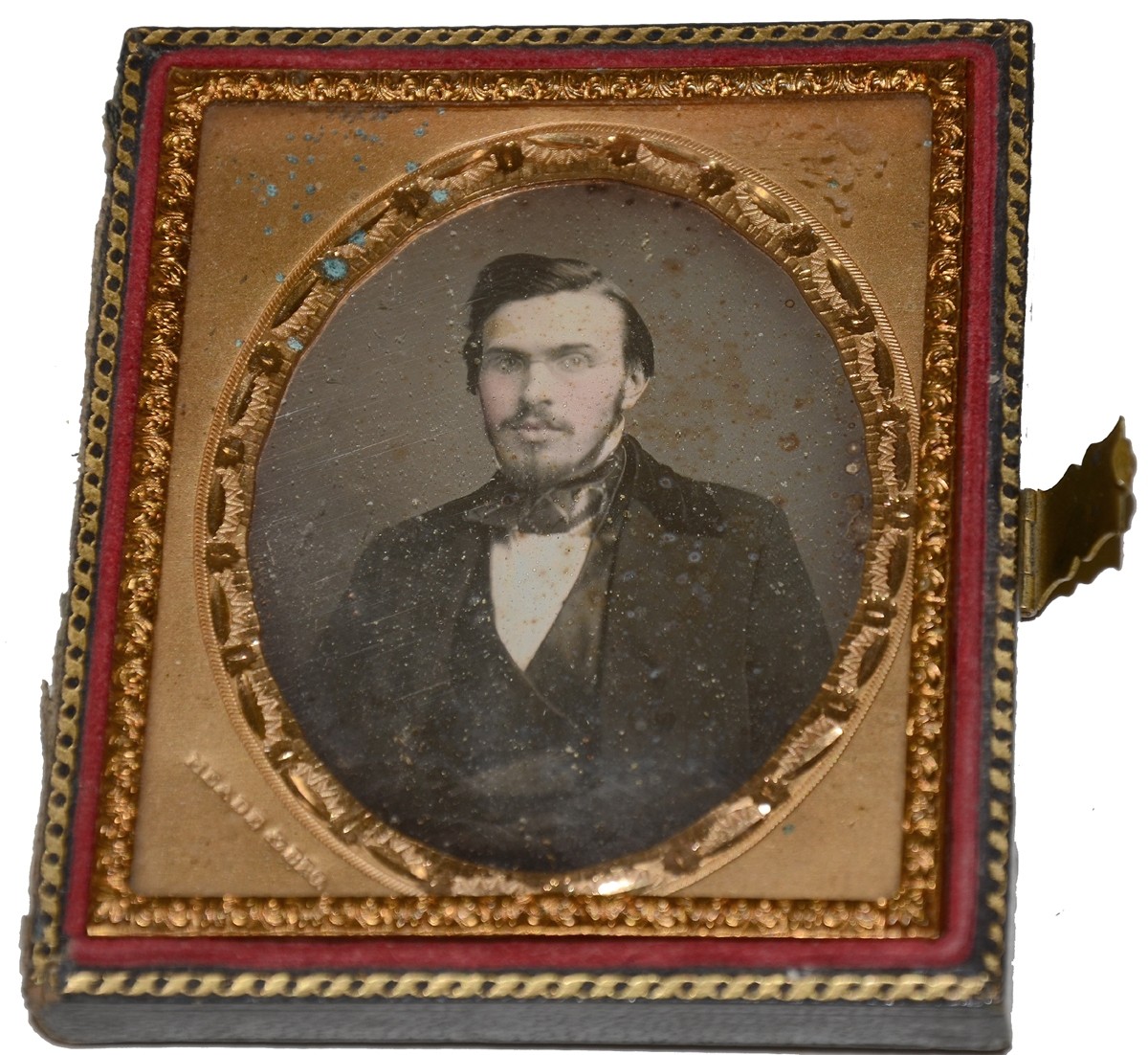 SIXTH PLATE DAGUERREOTYPE OF THADDEUS B. WAKEMAN, “FREE THOUGHT ...