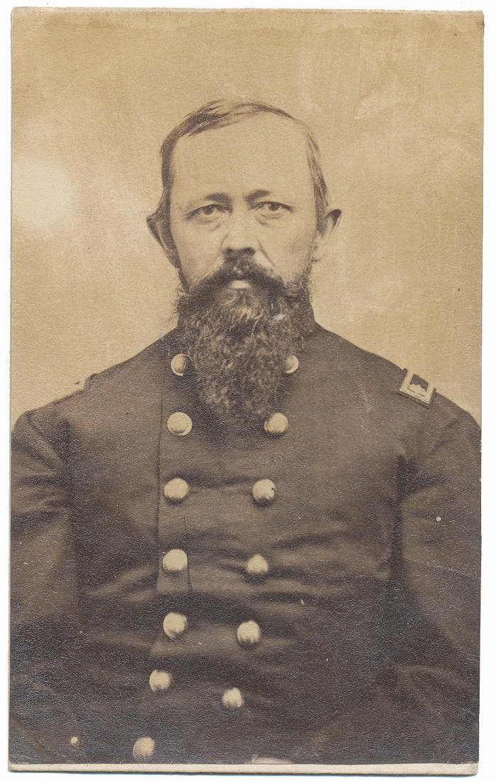 CDV WAIST-UP VIEW OF 2ND NEW YORK SURGEON REED B. BONTECOU — Horse Soldier