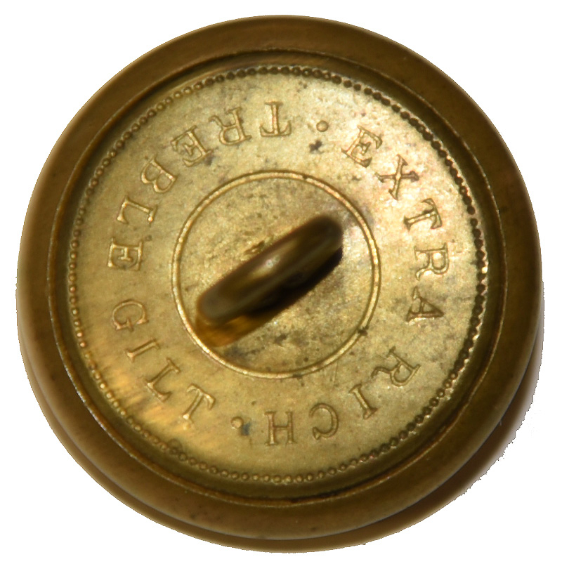 CONFEDERATE STAFF OFFICER’S COAT BUTTON — Horse Soldier