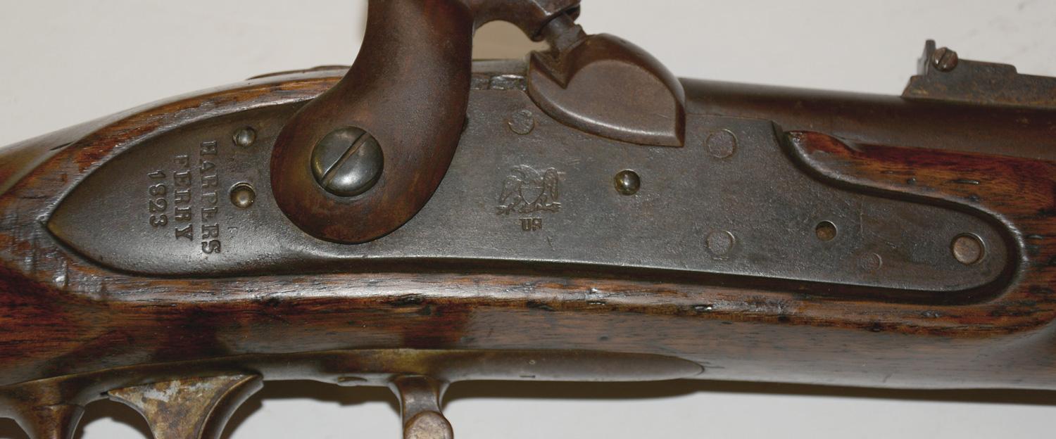 Model 1816 Harpers Ferry Musket Altered To Percussion, Dated 1823 