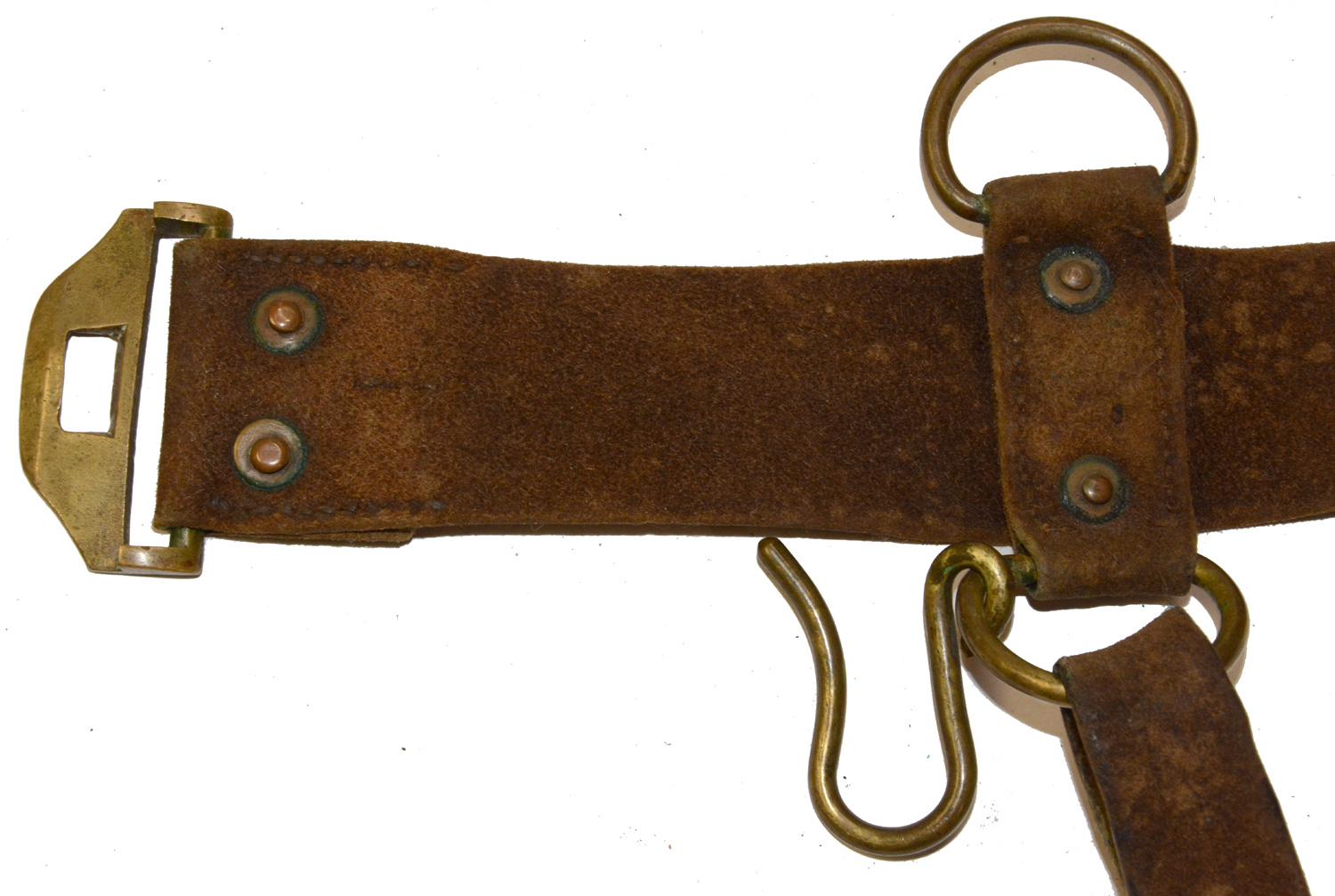 M1851 US CAVALRY BELT RIG WITH PLATE, ALL STRAPS, PISTOL CARTRIDGE BOX ...