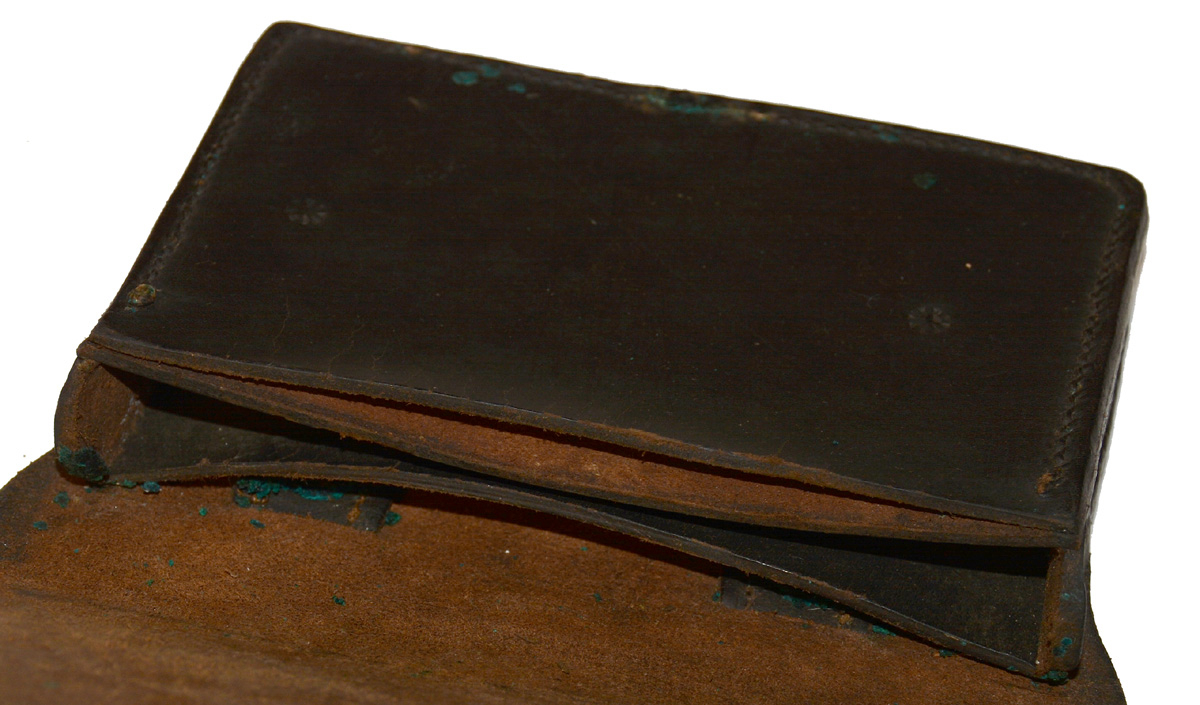 Maker And Inspector Marked Cavalry Pistol Cartridge Box — Horse Soldier