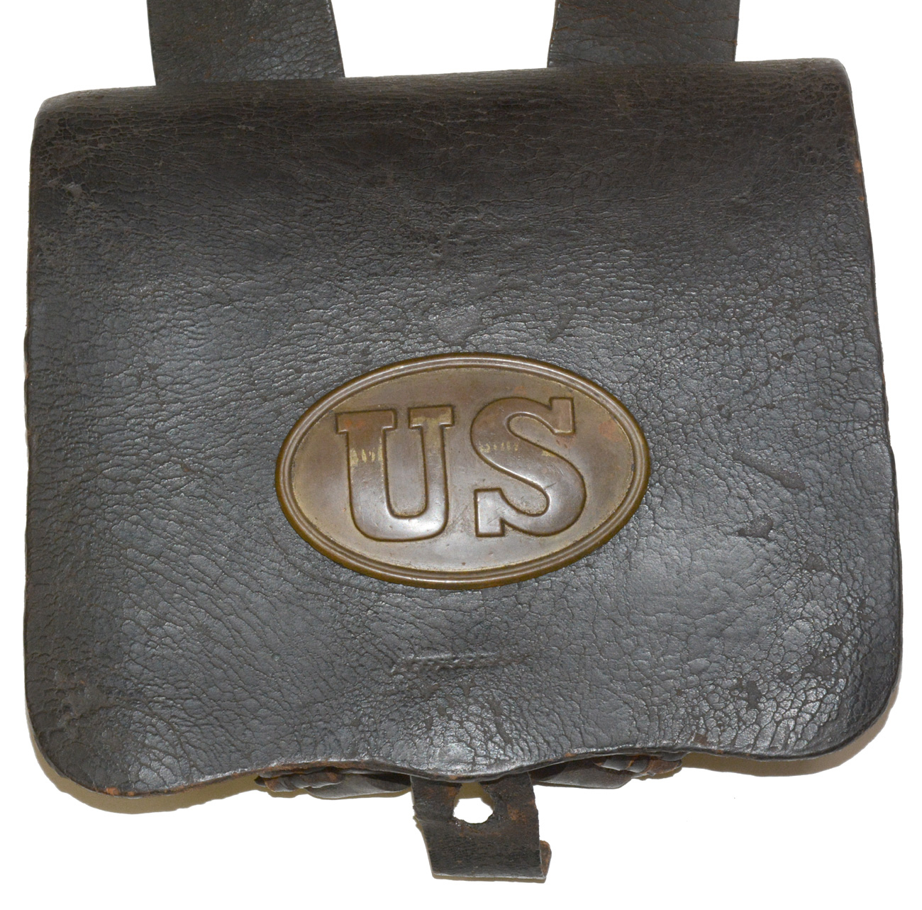 PATTERN 1839 CARTRIDGE BOX AND SLING WITH PLATES — Horse Soldier