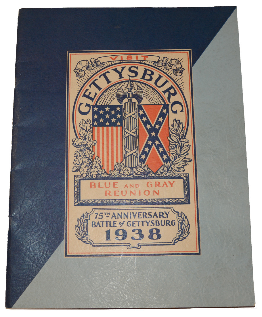 PROGRAM FROM THE 1938 75TH ANNIVERSARY GETTYSBURG BLUE AND GRAY REUNION