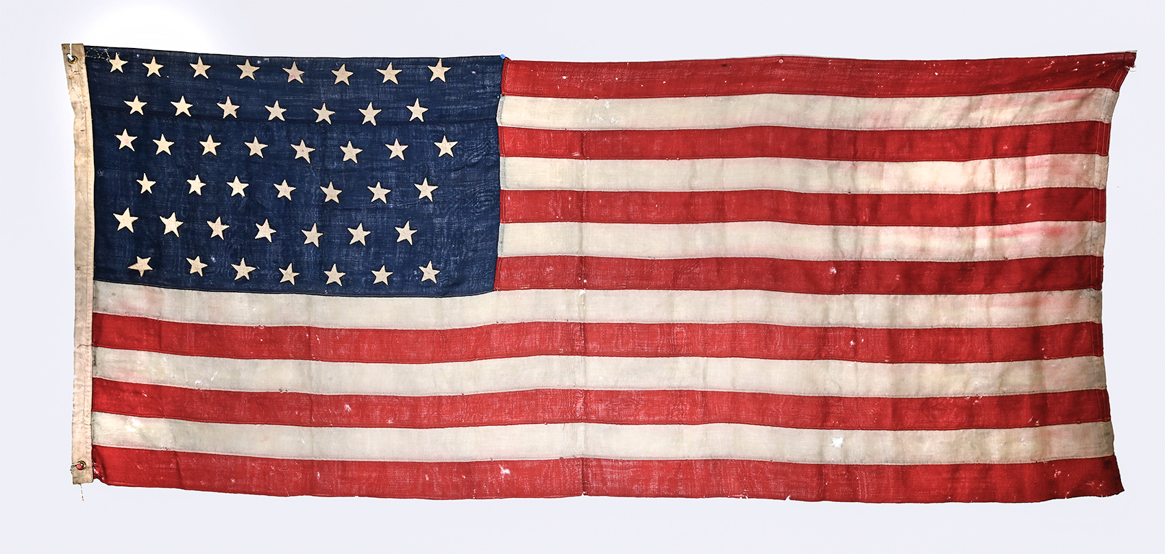 44-STAR U.S. FLAG BY HORSTMANN FROM THE GETTYSBURG HOTEL: 1893 DATED ...