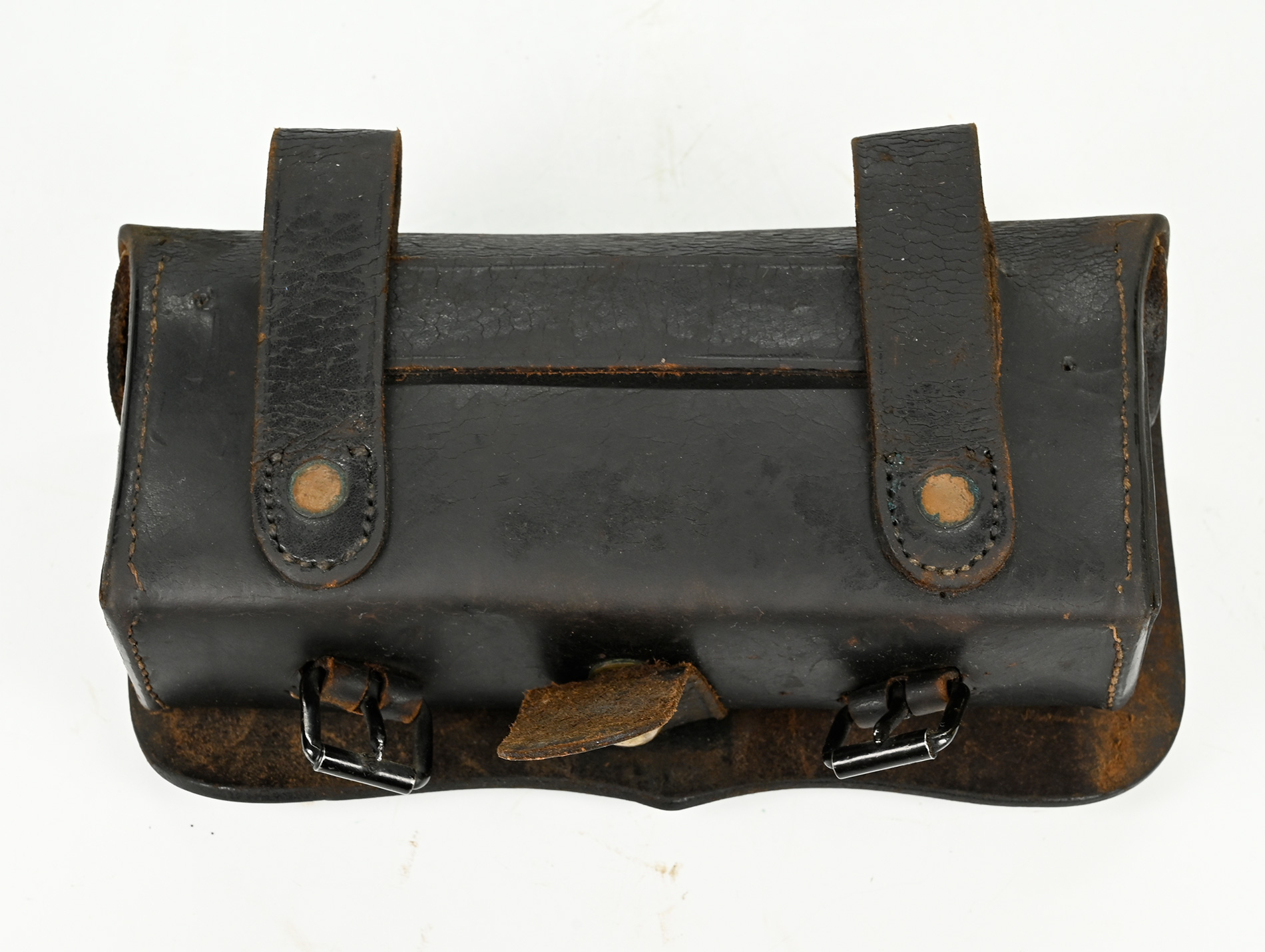 J. DAVY CONTRACTOR MARKED CAVALRY CARBINE CARTRIDGE BOX — Horse Soldier