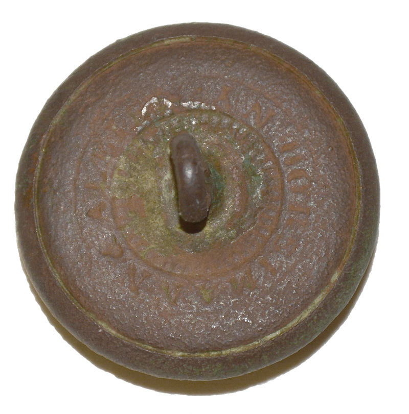 EXCAVATED SOUTH CAROLINA STATE SEAL COAT BUTTON — Horse Soldier