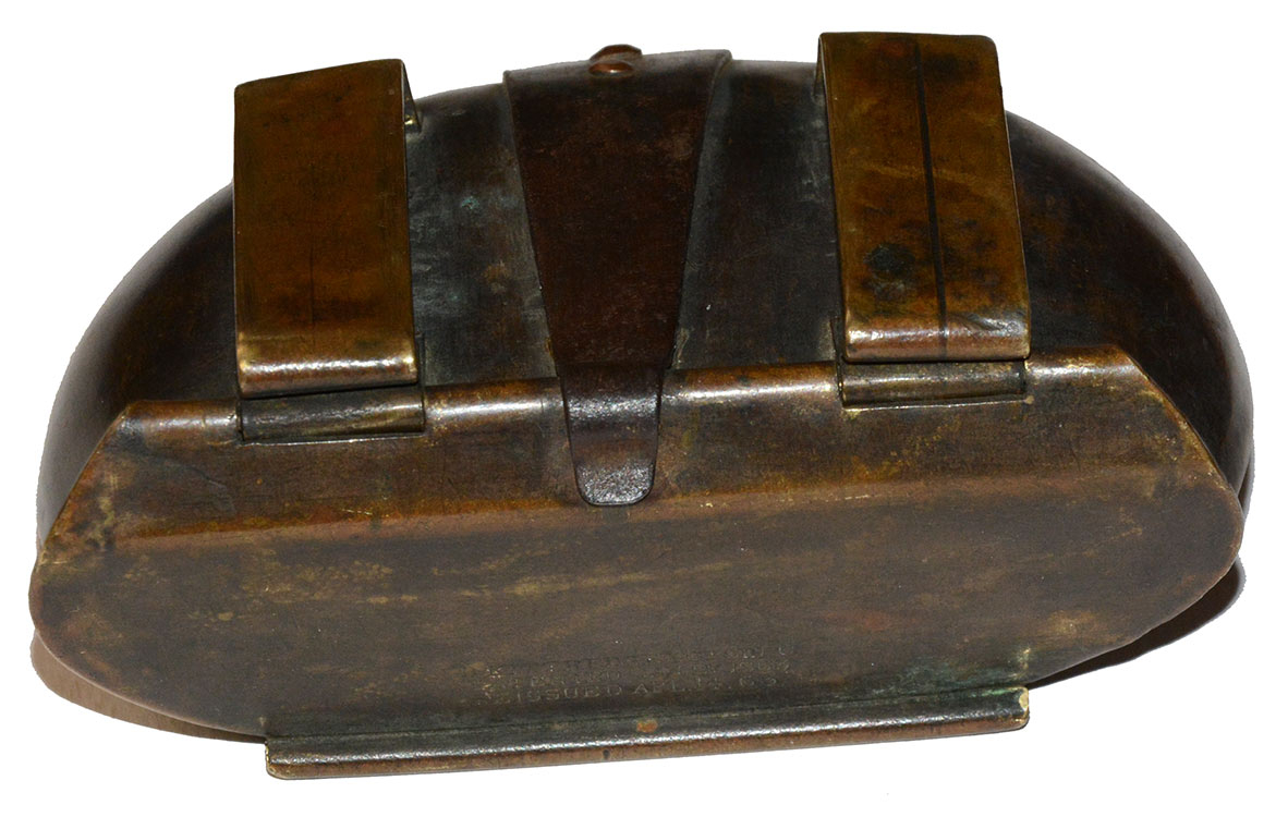 SCARCE CIVIL WAR KITTREDGE CARTRIDGE BOX FOR THE HENRY RIFLE AND WESSON ...